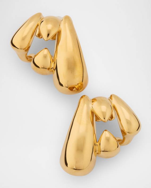 Feline Golden Multi Earcuff Earrings